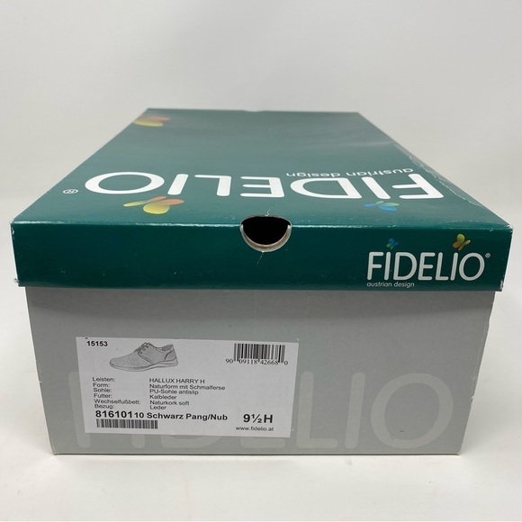 FIDELIO 816101 HARRY Black Pangea comfort shoes - Picture 7 of 7